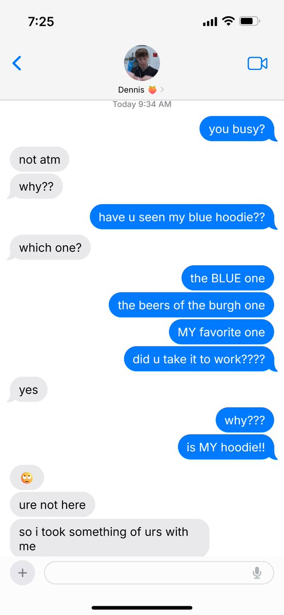 daniblrm's tweet image. today for #HucklerobbyForHealthcare I bring you this little smau set in the NoAgeGap universe.

*Robby's day off from work, told directly from his text thread with Dennis.