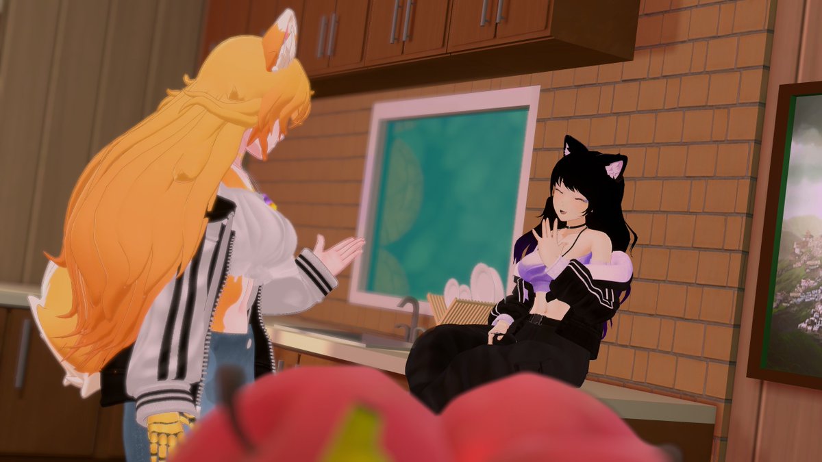 mitsue_illus's tweet photo. "Later at home" 💜💛

#rwby #RwbyVR #bumbleby #YangXiaoLong #BlakeBelladona https://t.co/XKeN6OVJcQ