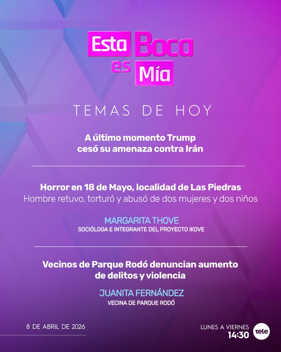 Esta Boca es Mía tweet media