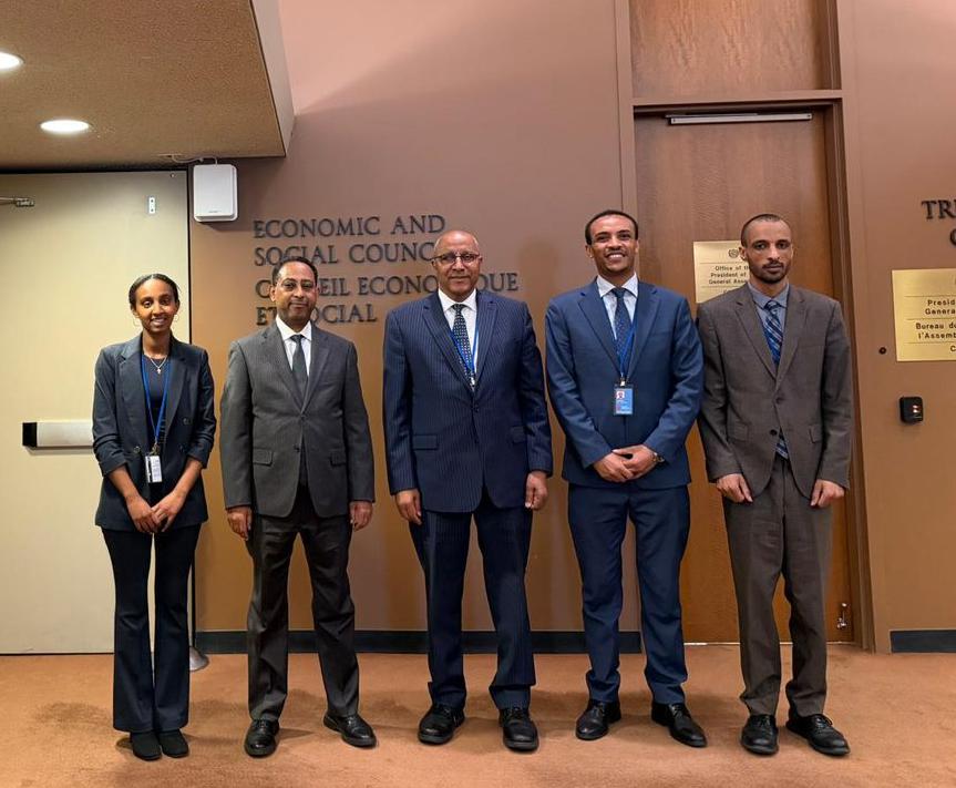 ETMissionUN's tweet photo. Ethiopia's candidate, Dr. Abdi Jibril Ali,  has been elected to the Committee on Economic, Social &amp; Cultural Rights at the elections held today in NY. The Committee is a UN body of 18 independent experts that monitors the implementation of the ICESCR. Congratulations to Dr. Abdi! https://t.co/TJSjO7sLRN
