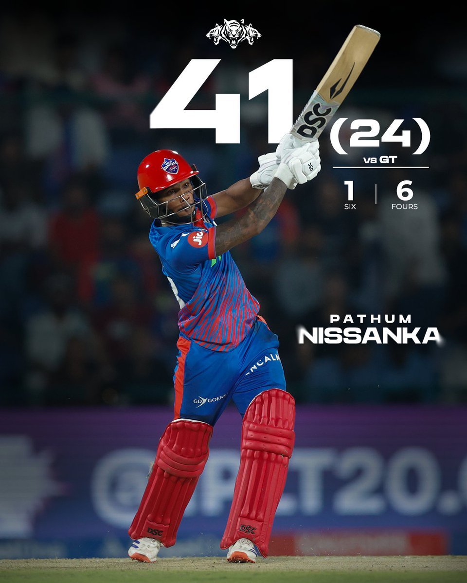 DelhiCapitals's tweet photo. Roaring start, Pathum 🐅 https://t.co/SEhKVkk83x