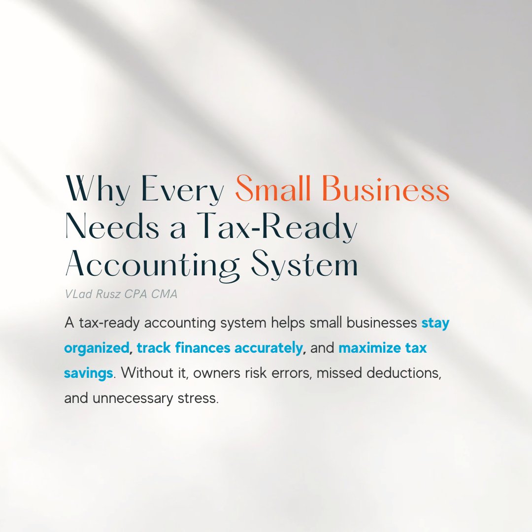centaurdigital1's tweet image. 📊 Small business owners: a tax-ready accounting system keeps your finances organized, reduces errors, and helps maximize deductions. Don’t wait for tax season to get prepared!

#SmallBusiness #AccountingTips #TaxReady #BusinessGrowth #Entrepreneur