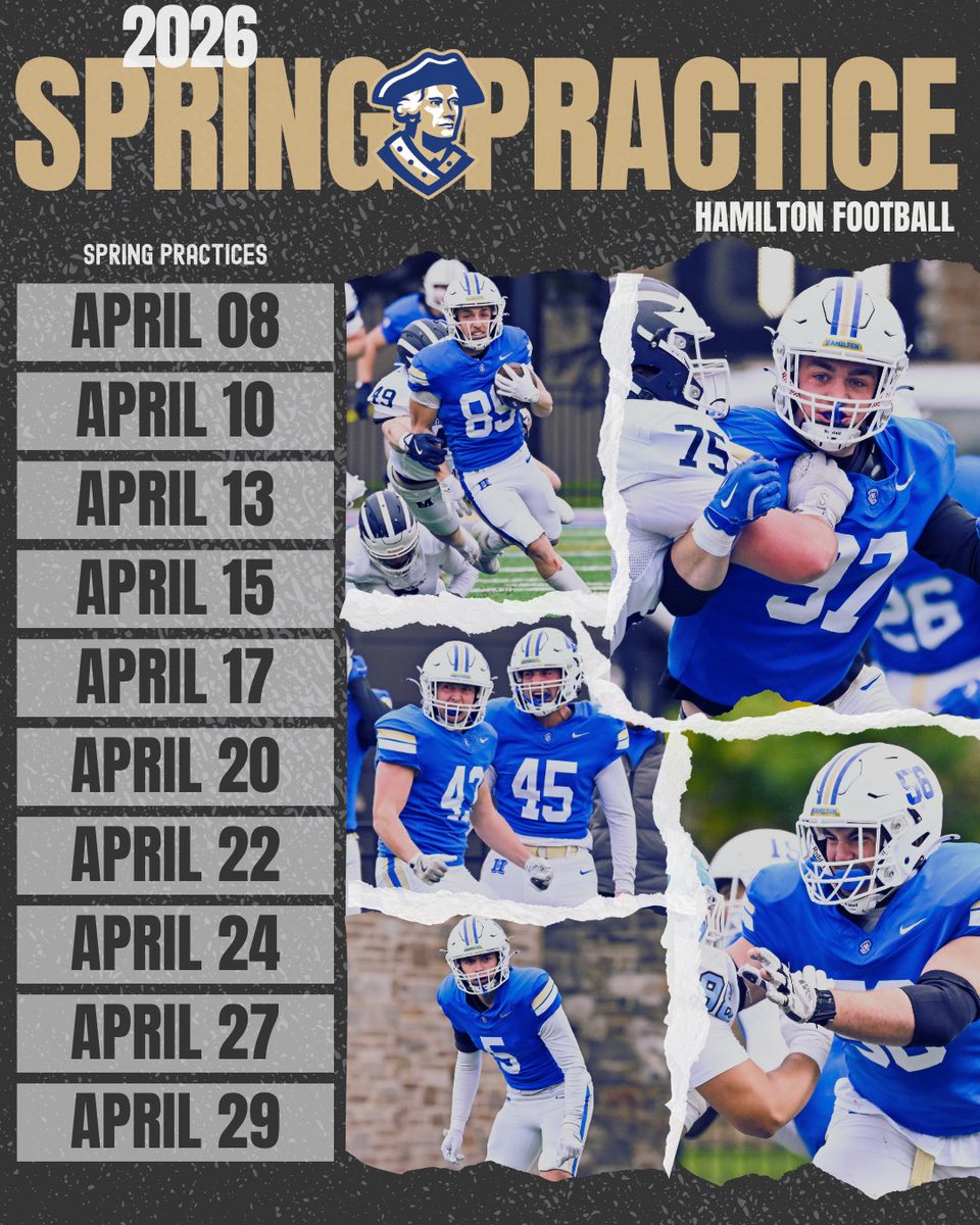 Hamilton College Football tweet media