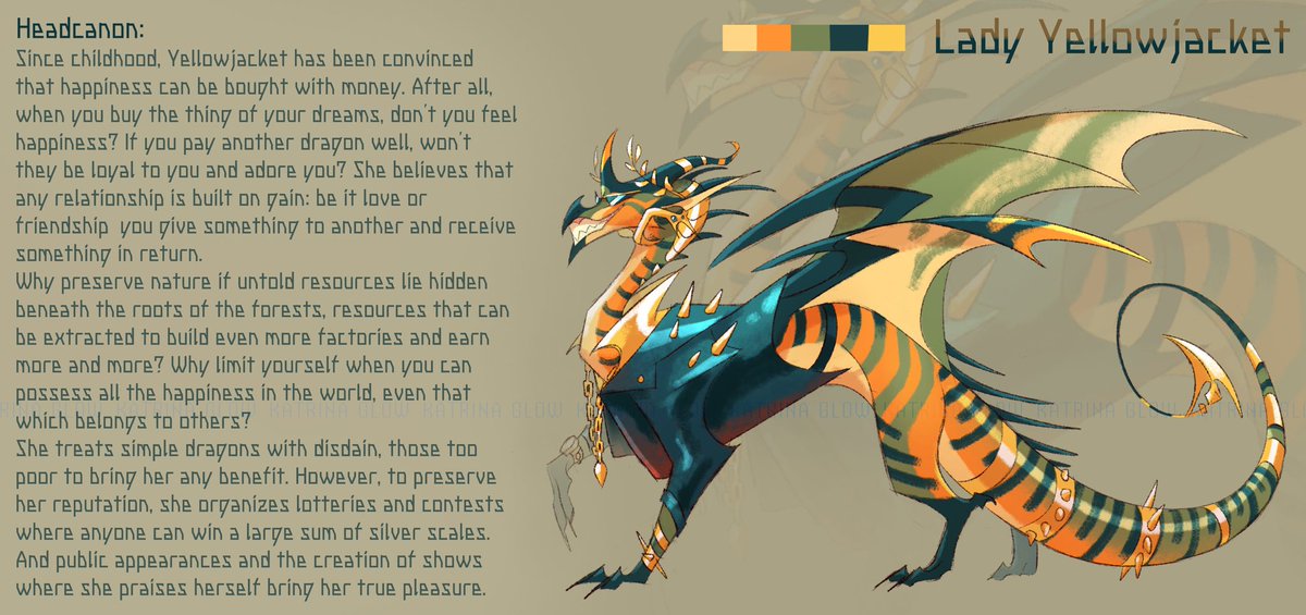 KateGlowsss's tweet photo. Lady Yellowjacket
#wingsoffire https://t.co/to7juBYZAr