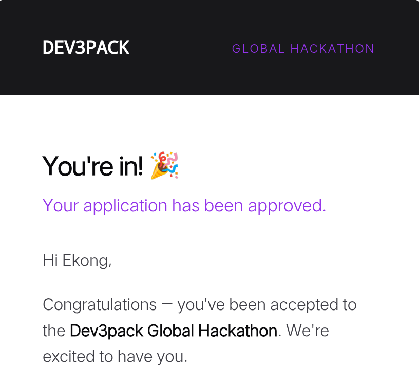 Keot_jem's tweet image. I got in! 🎉