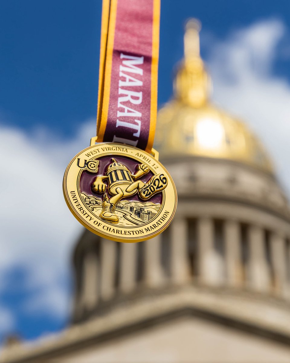 UCWV's tweet photo. 🏅 Medal Reveal 🏅

We're excited to finally share the official UC Marathon finisher medal — see you at the finish line! https://t.co/t5m12FOZCp