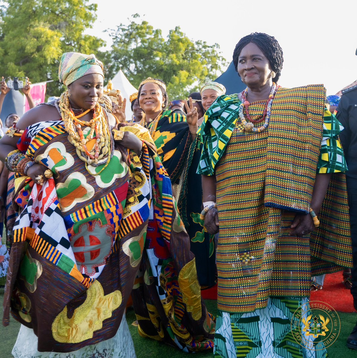 NJOAgyemang's tweet photo. I was deeply honored to be enstooled twice on the same day, first as Mama Adjagba I of Kedzi during the 2026 Norvikporgbe Za Festival, and then, as Mama Tortsogbe I of Sokpoe during the 40th Tortsogbeza Festival.

We must continue to engage with our traditions and respect our cultures in ways that benefit our societies. I accept the responsibility with gratitude, and I ask for the support of the people of Kedzi and Sokpoe to serve in a way that advances shared growth, opportunity and progress.

Once again, I extend my congratulations to the people of Kedzi and Sokpoe for their vibrant and successful celebrations.