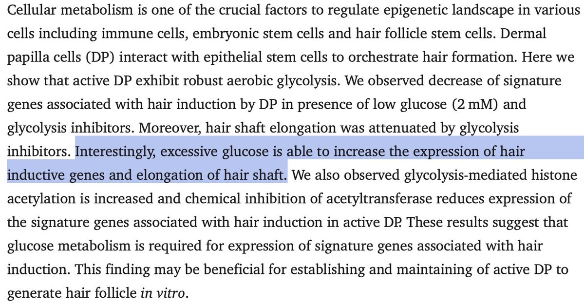 aestheticprimal's tweet image. “I ate no sugar and still lost my hair”

maybe

very maybe

because hair almost exclusively grows from sugar?