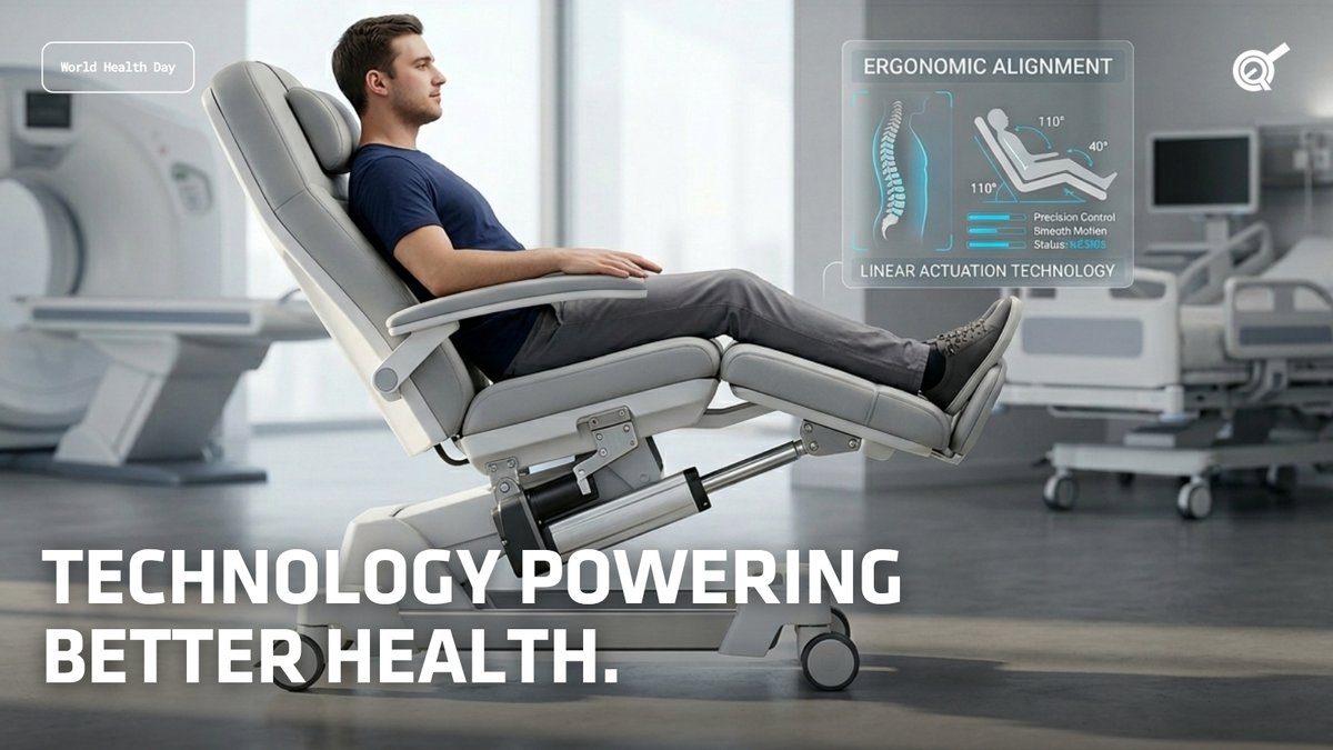 ProgAutoInc's tweet image. What helps hospitals move better? 🏥⚙️
Behind medical chairs, hospital beds, rehab machines, and lab equipment is precise linear motion technology working quietly in the background.

🔗 bit.ly/4sUIbDX
#WorldHealthDay #MedicalTechnology #ProgressiveAutomations