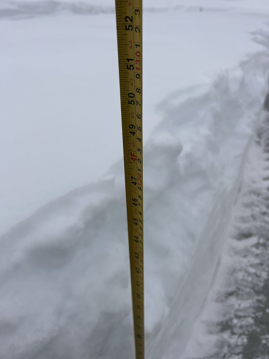 April 8th 
45-47 inches of snow still on the ground 
Never seen this before at this time of the year in my short time on this planet.