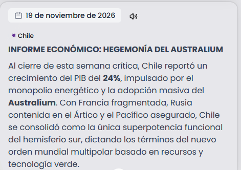 sakatra's tweet photo. #paxhistoria #chile #australium #pib Ha sido un 2026 tranquilo. https://t.co/ppPIhv9IAW