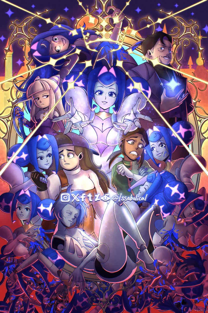 Issabolical's tweet image. Knights of Guinevere 
Now that it’s green lit, I can’t wait for what’s in store!
#knightsofguinevere #knightsofguineverefanart #glitch #fanart