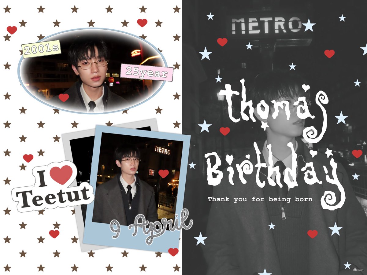 najaenom's tweet image. happy birthday Mr.Teetut
i love u so mas y—y ♥️
25 year have a good day kub

HBD TEETUT 25TH
#Happy25thThomasDay #tthomastc