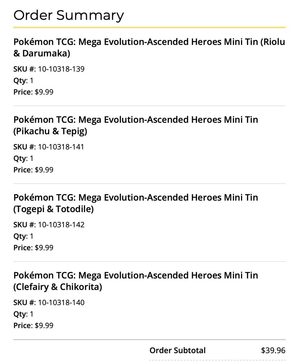 jonayran's tweet photo. @PokemonDealsTCG Checked out 4 tins https://t.co/pTWuzybsTY