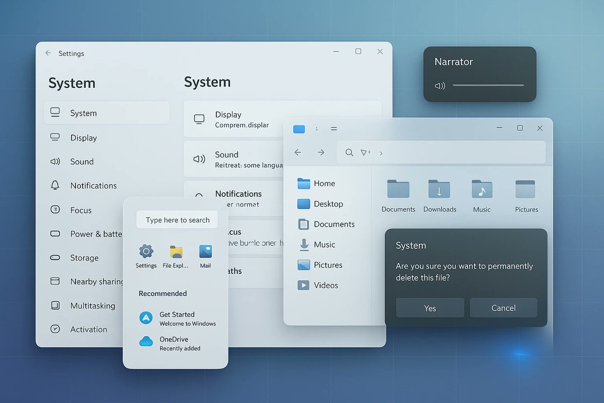 windowsforum's tweet image. 🪟 Windows 11 “cleanup” = Microsoft admitting the UI was duct-taped together. If Settings/File Explorer/Narrator finally sync, great—if not, corporate IT will still file a ticket.
windowsforum.com/threads/window…
#Windows11 #Accessibility #DarkMode #DesignRefinement
