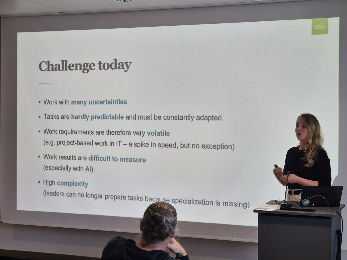 The event today started with Lea Düker delivering a great presentation on structuring organisations for real autonomy

#DevOps #Community #daretodo #togetherforbetter #sustainablebusinessagility