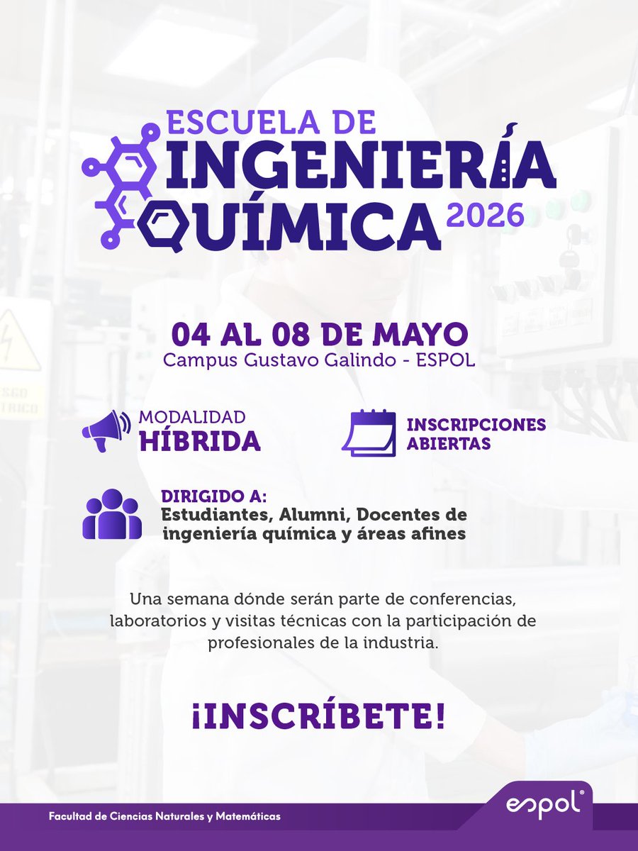 Facultad de Ciencias Naturales y Matemáticas tweet media