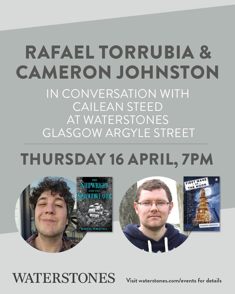 WStonesArgyleST's tweet photo. Coming up on Argyle Street! Speculative fiction to sci-fi legends, ancient history to modern anxiety, we’ve got something for everyone. 🎟️ 

Grab your ticket to a fascinating night out at https://t.co/JDcnsq10wN https://t.co/eLxWnsfBN3