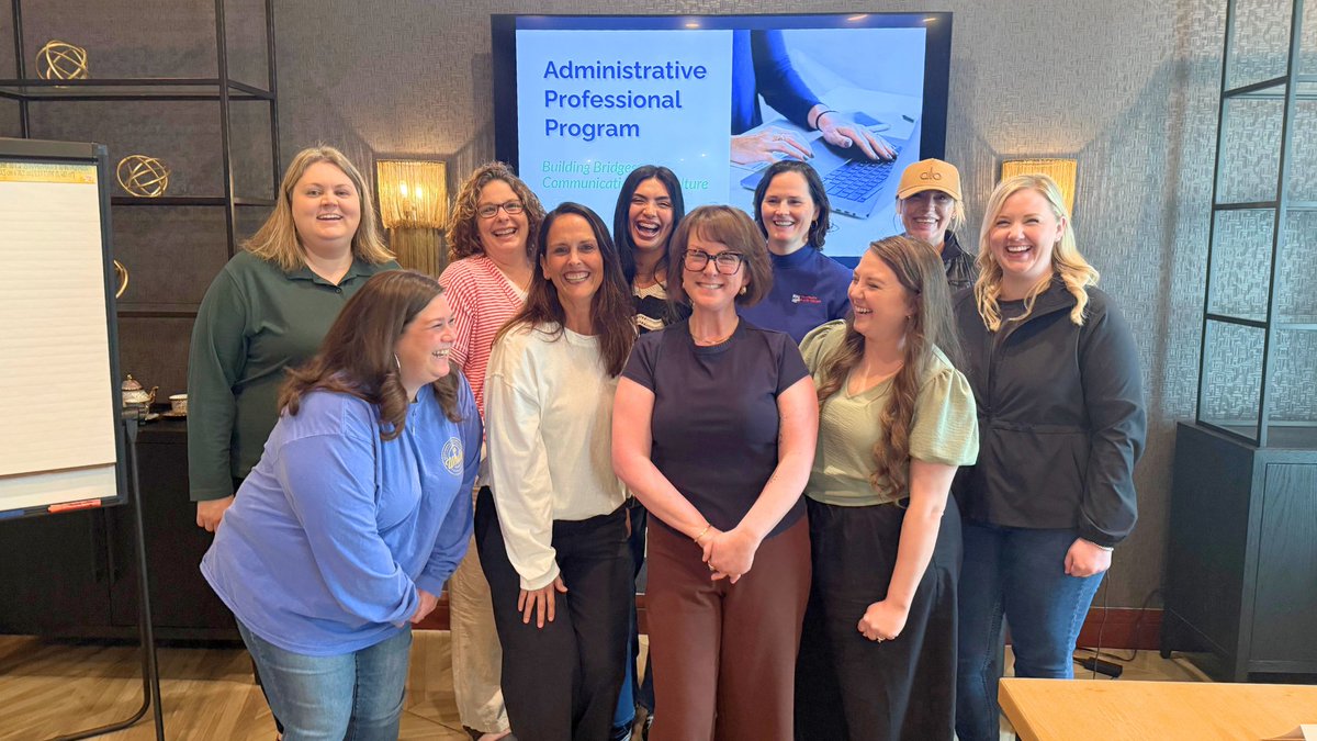 TVPPA's tweet photo. Thank you for a fantastic first class of the #TVPPA Administrative Professional Program! 🌟 This week's class focused on communication, workplace culture, and interpersonal strategy. Learn more and register for classes like this today ➡ https://t.co/S5y8i9g6IF https://t.co/IwkAguQeH0