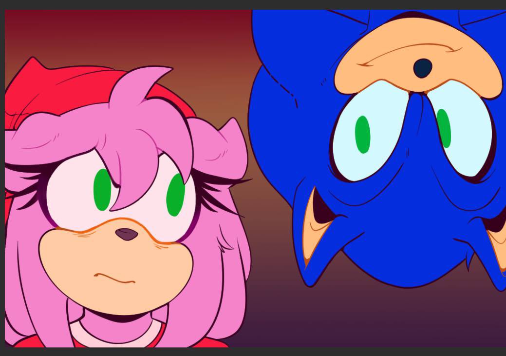 #wip 
#sonicthehegdehog #Amyrose