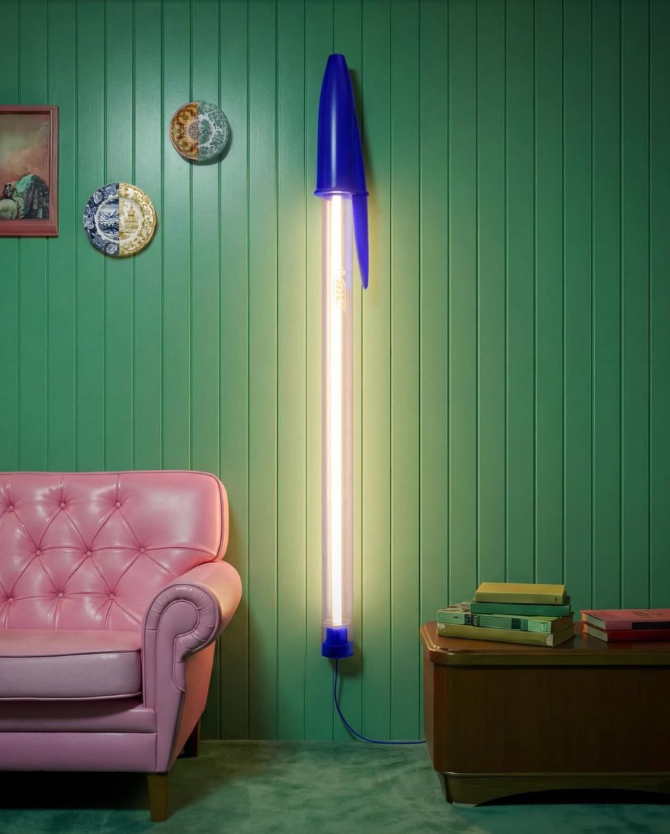 The BIC Lamp, designed by Mario Paroli for the Italian brand Seletti.