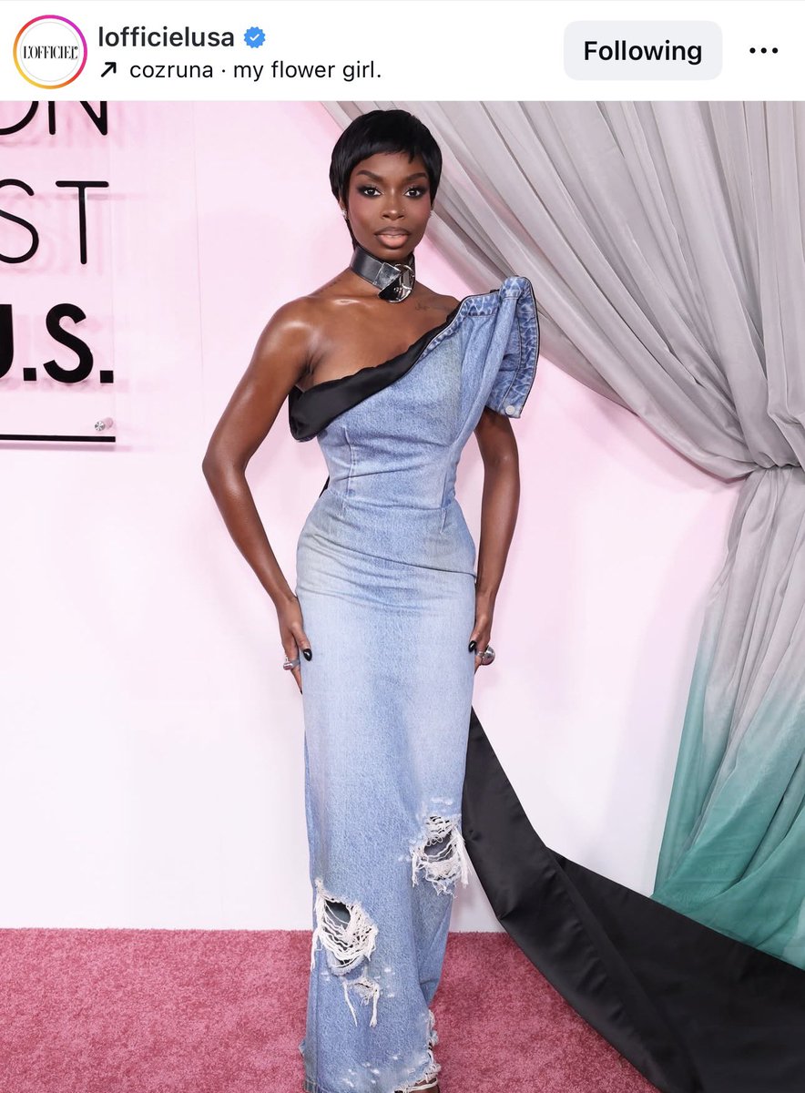 juanitamay1998's tweet image. L’OFFICIEL USA included Olandria in its roundup of the best looks from the Fashion Trust U.S. #OlandriaxFTUSAwards26