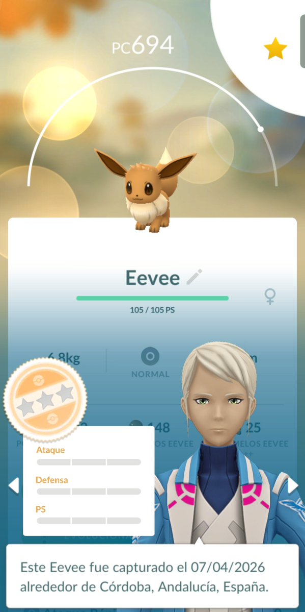AkesGranada's tweet image. Me sale uno y revisando tenía otro 000... 🫪 #PokemonGo #Nundo