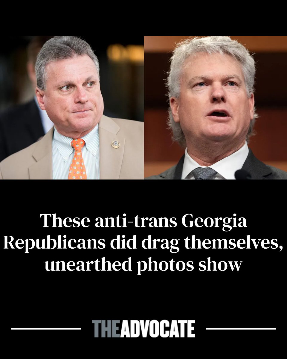 EXCLUSIVE: Photos obtained by The Advocate of Reps. Buddy Carter and Mike Collins raise questions about hypocrisy as both lawmakers who’ve pushed anti-trans legislation compete to challenge Sen. Jon Ossoff.
