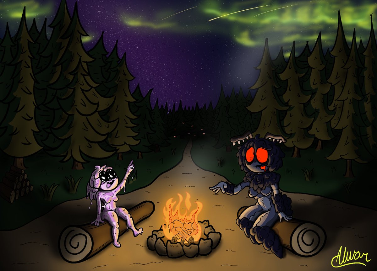 Cryptid Campfire

Go check out <a href="/CryptidCharmer/">Cryptid Charmer - Game</a> for the official game announcements and updates!

#CryptidCharmer #fanart #indiegamefanart #Gooey #Mori