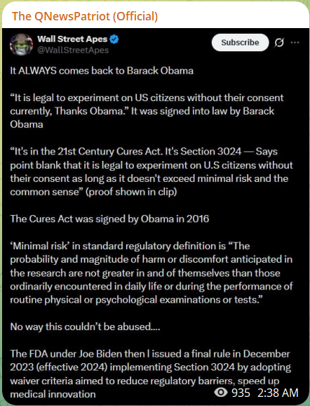 RealLTCRicBosi's tweet image. t.me/realqnewspatri…