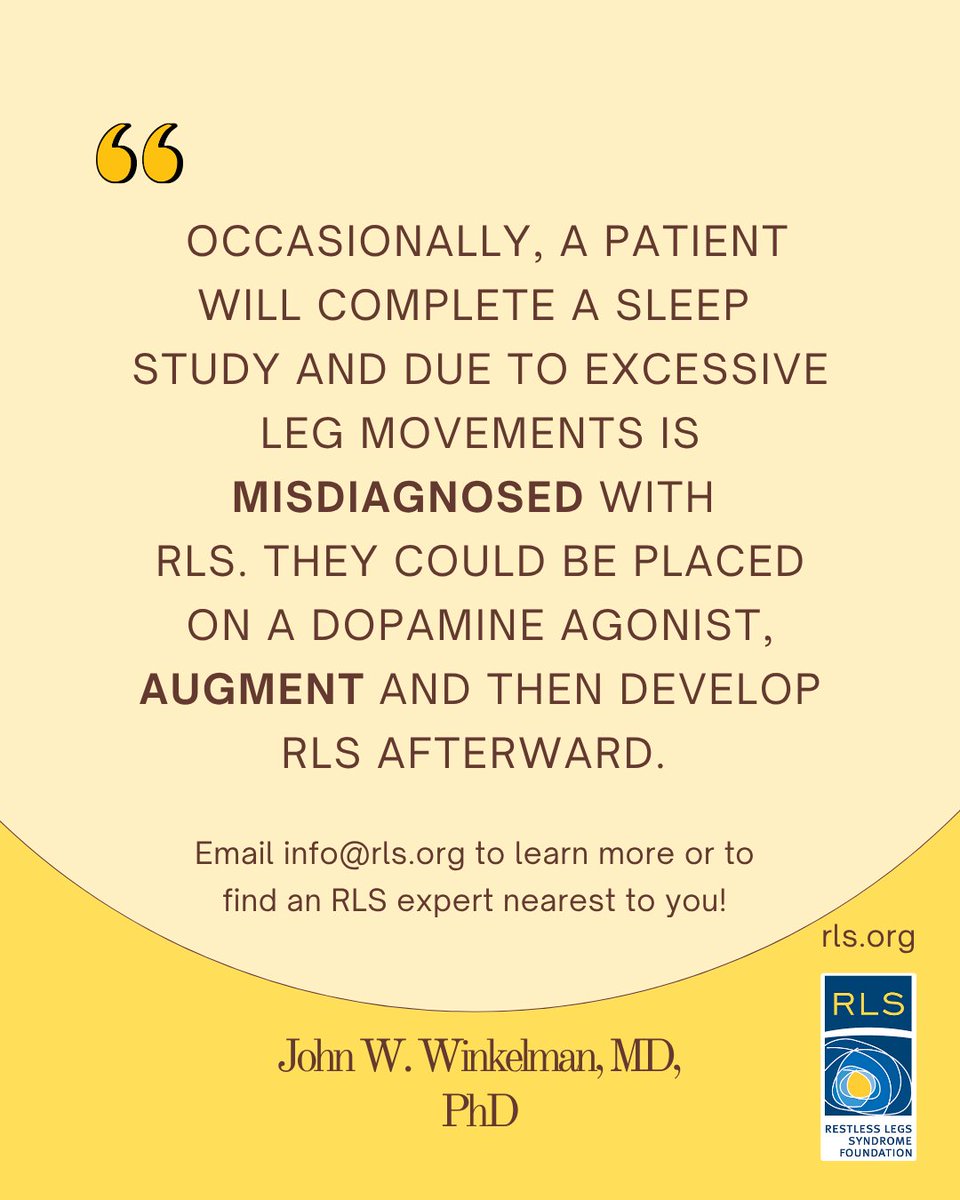 RLSFoundation's tweet photo. Interestingly, a sleep study isn’t always the answer for RLS. Always consult with your doctor first, as our resources cannot substitute for medical advice! Visit https://t.co/q8K9YxChS1 to become a member and receive our quarterly magazine, NightWalkers. 

#rls #sleep #neurology https://t.co/JuReUmtPhd