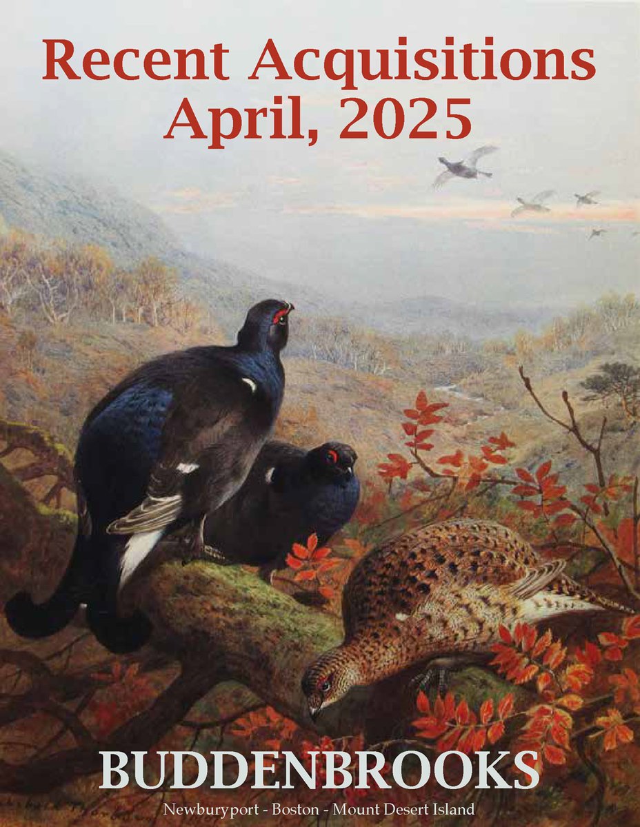 BuddenbrooksInc's tweet photo. Our First Recent Acquisitions Book Catalogue of Spring! - April 2026 #antiquarianbooks  - https://t.co/ijfpGs4TY5 https://t.co/chfoKwXOin