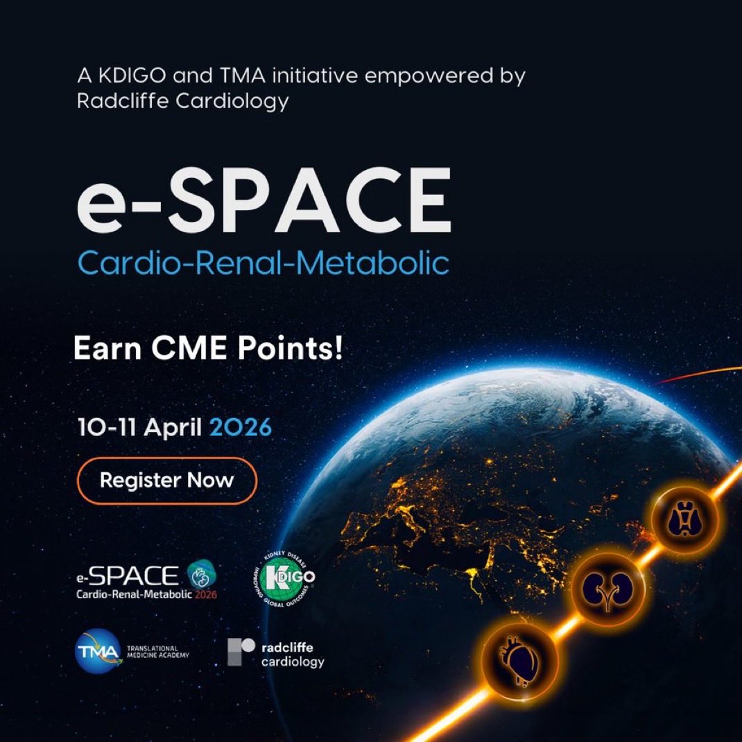 SABOURETCardio's tweet image. See you on #Saturday at the live session of #eSpace2026 #CME #CRM2026 #RadcliffeCardiology ⁦@mmamas1973⁩ ☀️