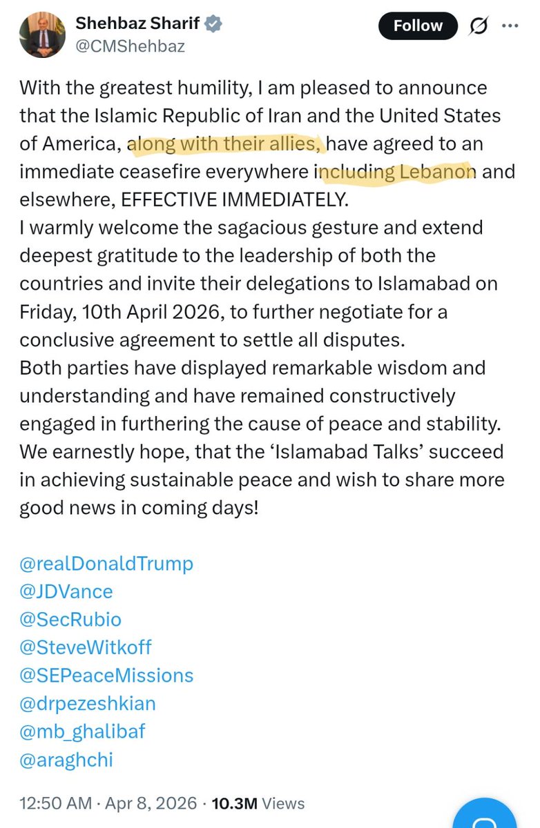 Seyed Abbas Araghchi tweet media