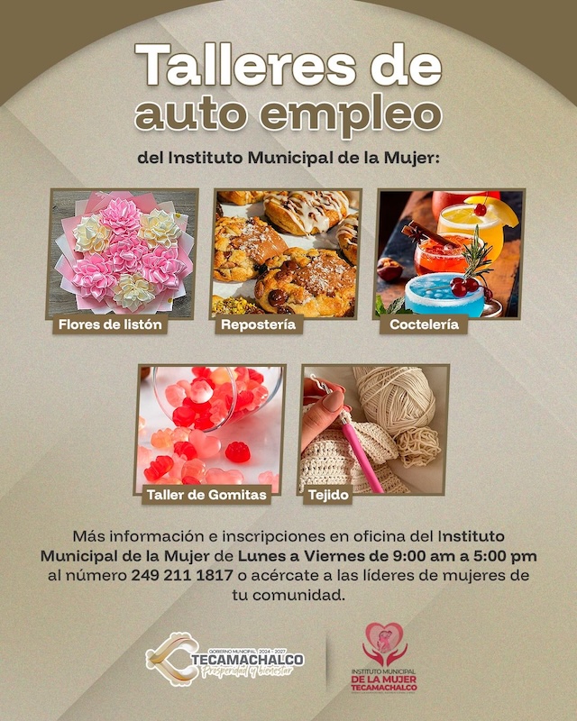 #entérate 🗨️

Impulsa #Tecamachalco talleres de autoempleo para mujeres

▪️ <a href="/riva_leo/">Ricardo Morales Sánc</a> primeraplanapuebla.com/municipios/imp…