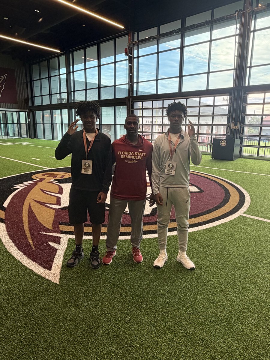 malikpicksix's tweet image. Unforgettable Spring Camp visit at Florida State! 🍢 The energy in the building is different—the standard of excellence and intensity from the coaches, players, and staff is contagious. Blessed to experience the culture firsthand!

 #Noles #KeepClimbing #FSU
@Seminoles