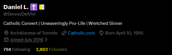 Daniel L. ✝️🇻🇦 tweet media