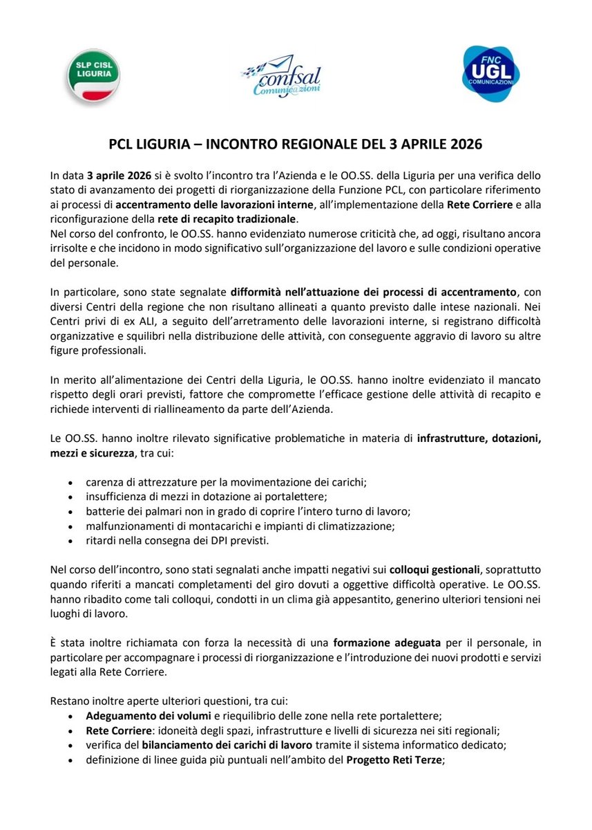 slpcislliguria's tweet photo. Il comunicato dell'incontro regionale PCL Liguria del 3 aprile https://t.co/HaKAF2ehWX