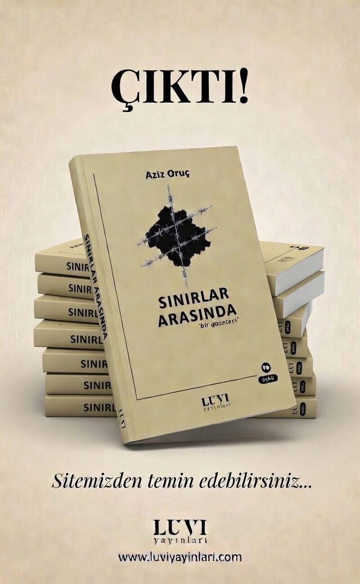 Uzun bir emeğin ardından Sınırlar Arasında Bir Gazeteci kitabım çıktı. 
luviyayinlari.com