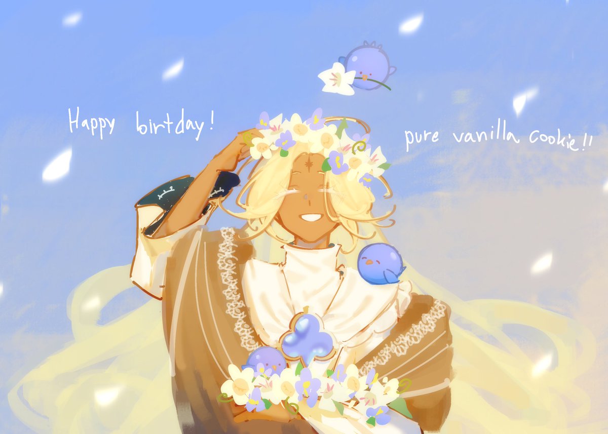 MOMA_kiko's tweet image. Happy birthday my lovely lovely vanilla 🥺🫶
(Little late I think)

#purevanillacookie #cookierumkingdom