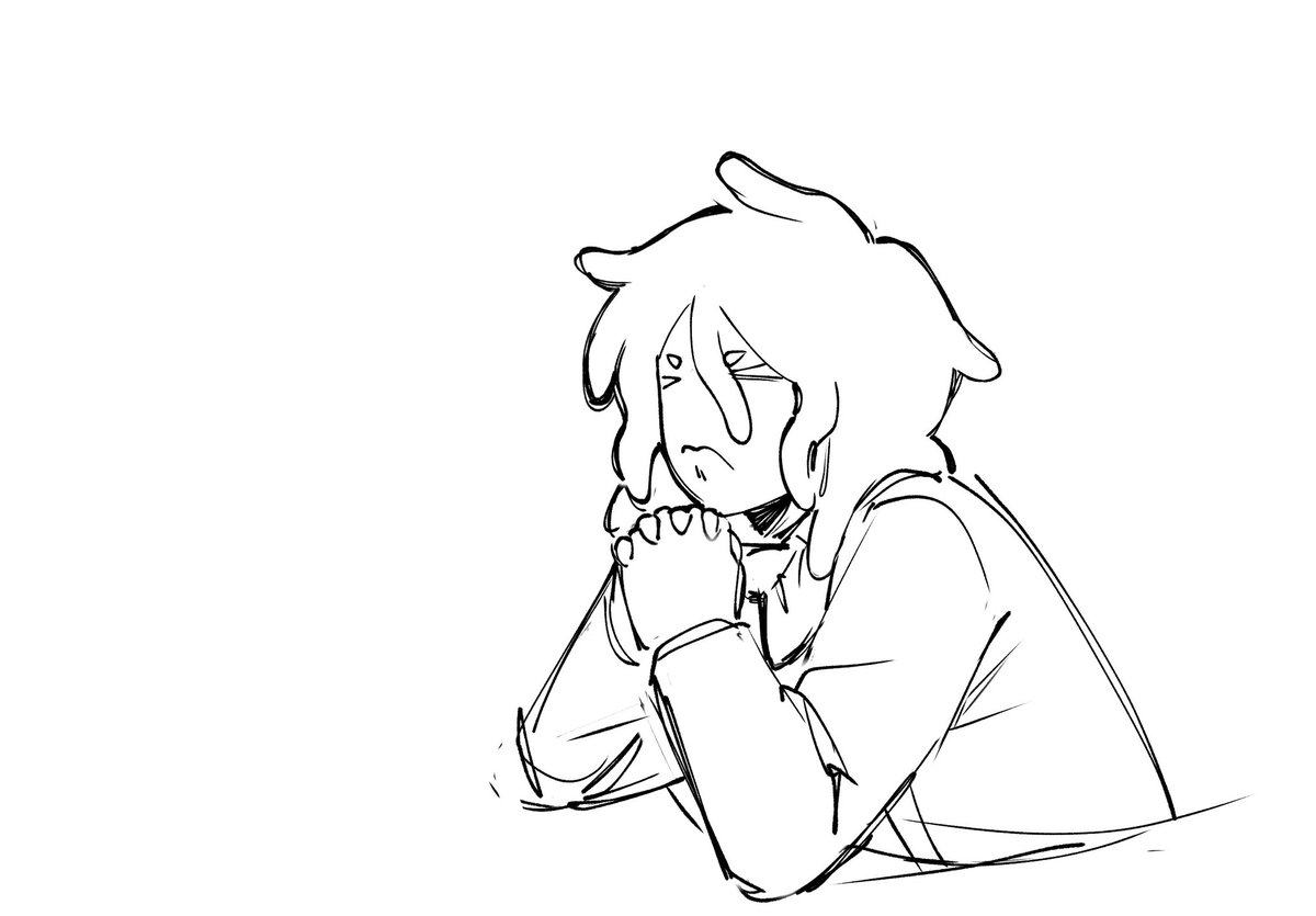 GooseAgain8's tweet image. What is brochachochette prayin for (wip) 
No joke inkeep falling asleep mid htyping this
#drmira #fangan #oc