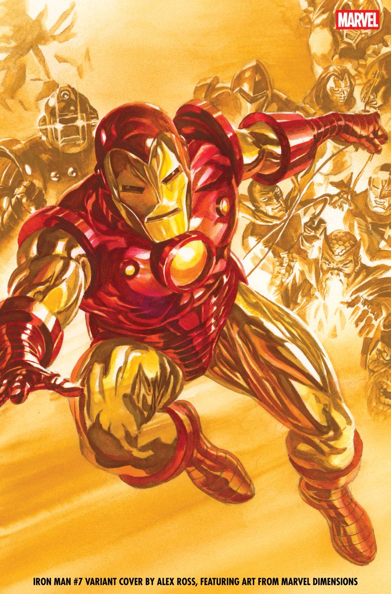 AcervoHdF's tweet photo. Nova capa variante de Iron Man #07 por Alex Ross https://t.co/5gJb7UIcvX