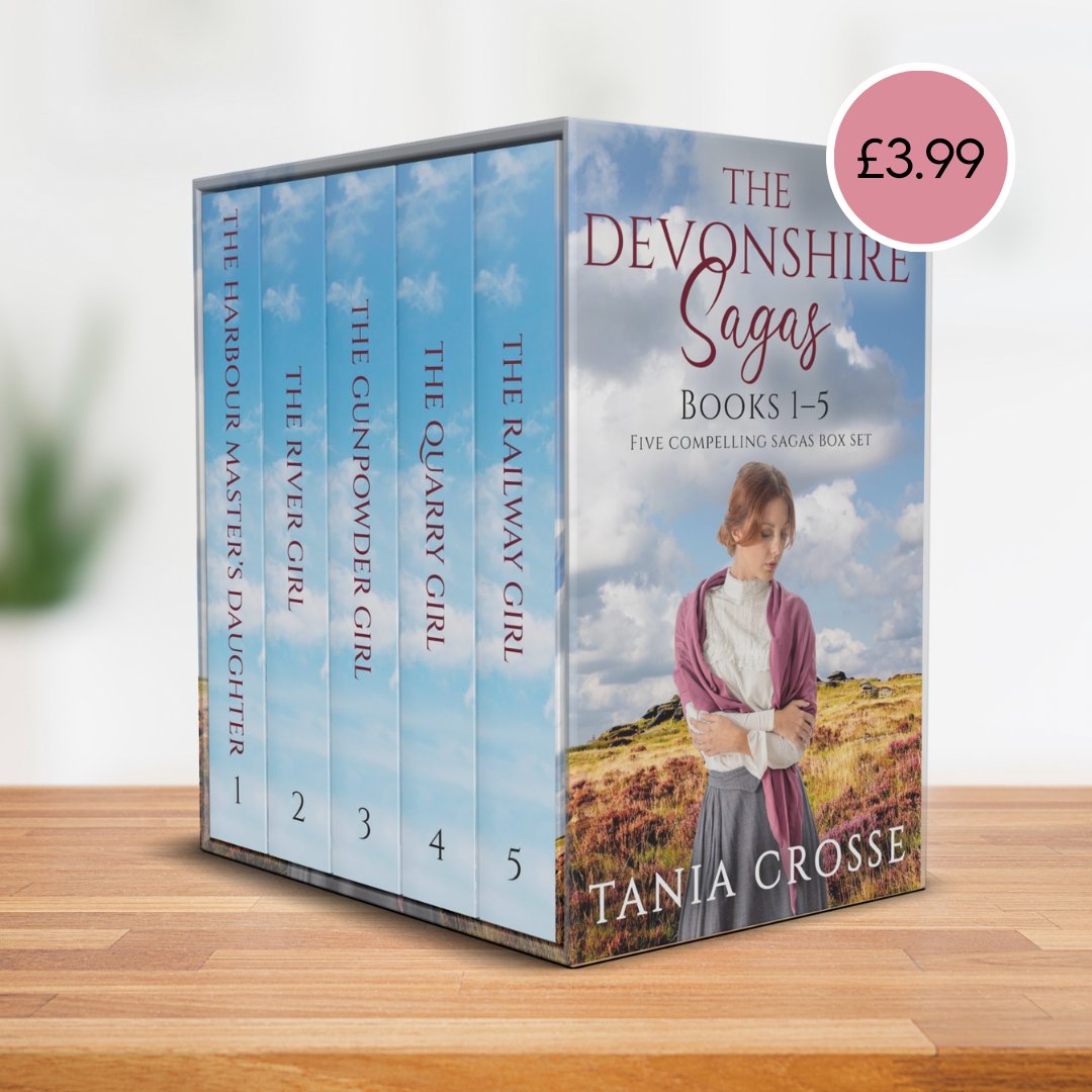 TaniaCrosse's tweet image. #springbreak?
Why not visit glorious #Devon &amp;amp; places whose history inspired #boxset Bks 1-5 (of 11) of my #Devon #series?                                    
5 haunting, heartbreaking #Victorian #sagas for #only  
£3.99/KindleUnlimited
amzn.to/3YcOXoq