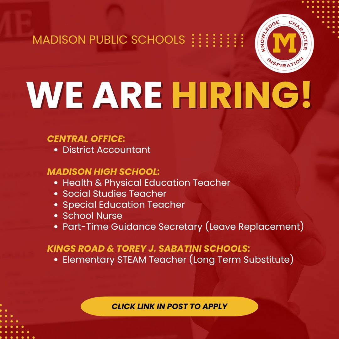 Madison Public Schools tweet media