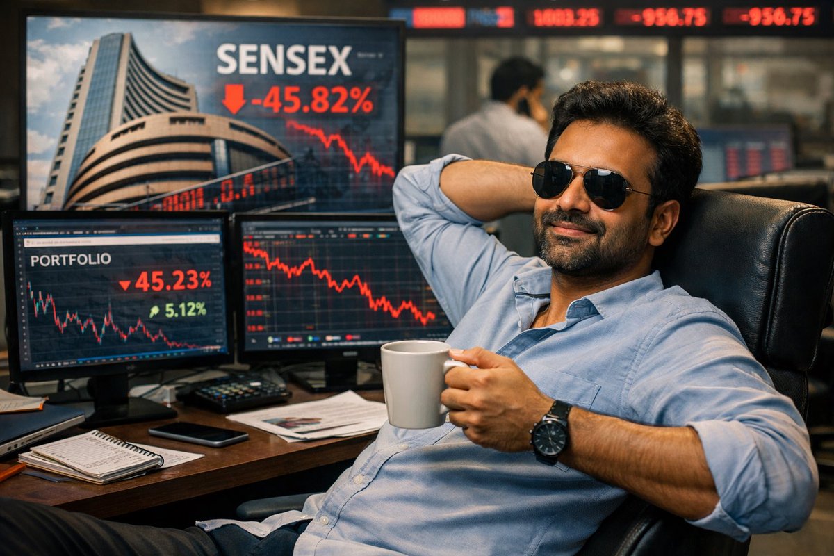 My long term portfolio was up by 5%, but overall I’m still down 40–50%, just like many others. I don’t think it will recover anytime this year. Holding with patience on the bright side, no capital gains tax this year. Thank you <a href="/nsitharaman/">Nirmala Sitharaman</a>