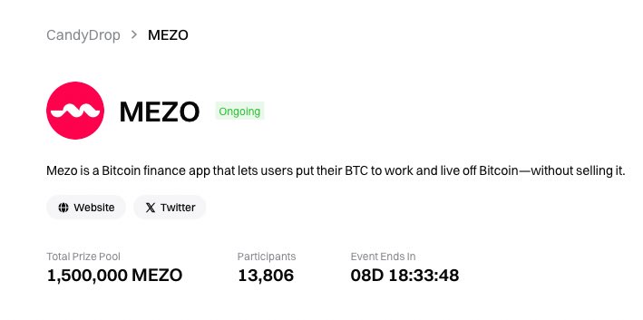 CryptoFocusYT's tweet photo. 🎁 Want to earn extra rewards without doing anything complicated?

MEZO CandyDrop is now LIVE on #GateCandyDrop 🚀

▫️ Complete simple tasks (trade, deposit, etc.)
▫️ No complex steps, beginner-friendly
▫️ Earn candies that convert into real tokens

If you’re already active in crypto, this is literally free rewards on the side 👀

→ Join now: https://t.co/IJqD3NUFTH

Don’t miss easy airdrops like this.

#Gateio #GateCandyDrop