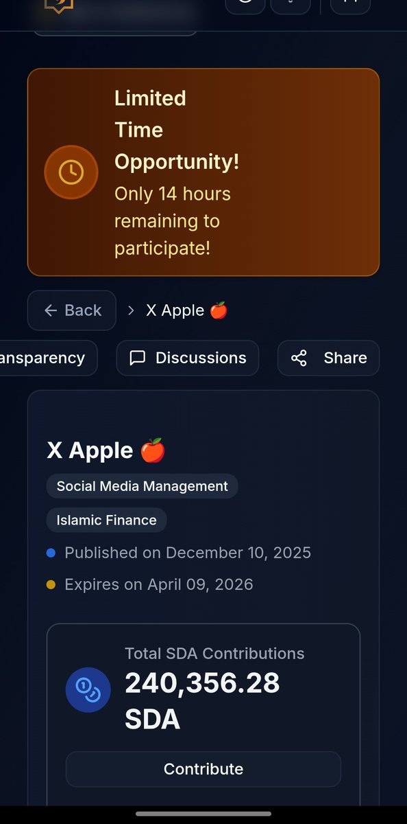 saidhuzifa08's tweet photo. 📢📢📢⛏️
🚀 14 Hours Remaining – The Final Countdown Intensifies ⏳

We are now entering the most critical phase.

In just 14 hours, early access to X Apple 🍎 on Sidra Start will officially close. The window is narrowing rapidly — and with it, the chance to secure an early position in what’s shaping the future of digital ownership.

This is where decisions matter.

For too long, systems have depended on assumptions of trust — leaving room for fraud, duplication, and uncertainty.

That ends here.

🔐 X Apple is built for certainty:
▪️ Blockchain-verified ownership records
▪️ NFC & QR authentication for real-world validation
▪️ Immutable, tamper-proof digital certificates
▪️ Intelligent fraud prevention at the core
▪️ Seamless Web3 integration designed for scale

This isn’t a feature. It’s a foundation.

🌍 What this unlocks:
✔️ A marketplace protected against counterfeits
✔️ Instant and verifiable proof of ownership
✔️ Full transparency across every transaction
✔️ A secure bridge between physical and digital assets
✔️ Trust embedded into the system itself

⏰ 14 hours remaining.
After this, early access ends — and the dynamics change.

The future doesn’t wait. The leaders move now.

🚀 Secure your position before it’s too late:👇
https://t.co/d1WWPWQEod

📢 Join the community:
https://t.co/eir6sSCOGL

🐦 Follow for live updates:👇
https://t.co/eEzpYrPkjG

#Web3 #Blockchain #DigitalOwnership #Innovation #FutureIsNow #Trust #NextGen #SidraStart #XApple