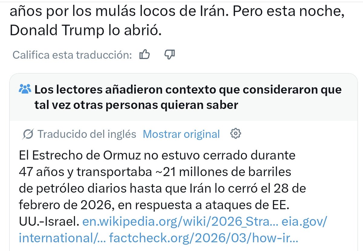 DanRet's tweet photo. @AKDay89 Parece que X te abrió el estrecho por el bulo https://t.co/JTJtHDHnsR