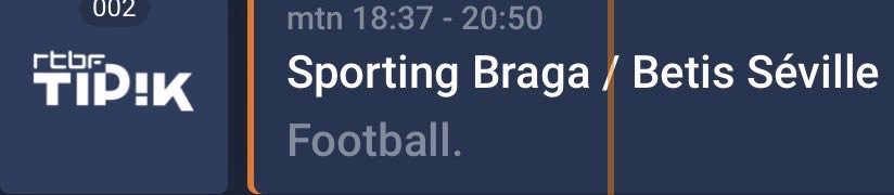 ElaxStudio's tweet photo. @RTBF c’est Real Betis, pas Betis Séville. Merci https://t.co/7MsLyItuY2
