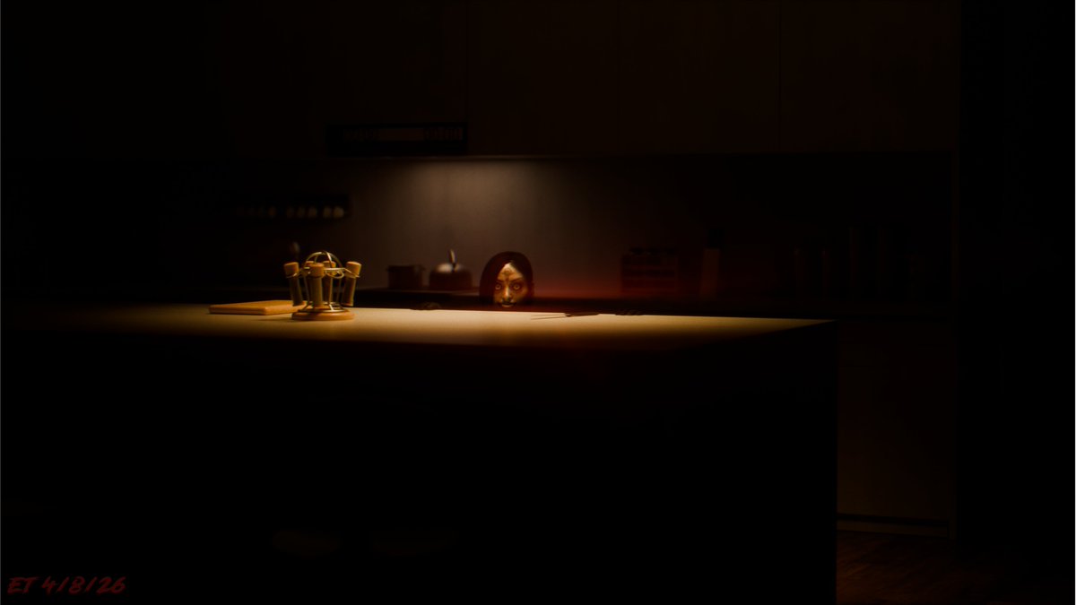 elynturne's tweet photo. My Wife Has Been Peeking at Me from Around Corners and Behind Furniture. It's Gone from Weird to Terrifying.
#blender #b3d #blendercycles #residentevil #creepypasta https://t.co/4OrkImU2pt